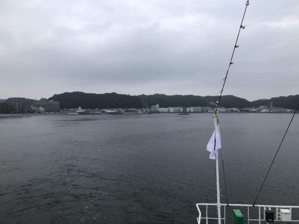 東京湾フェリーから見た景色