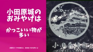 小田原城のおみやげ紹介のブログのアイキャッチ画像
